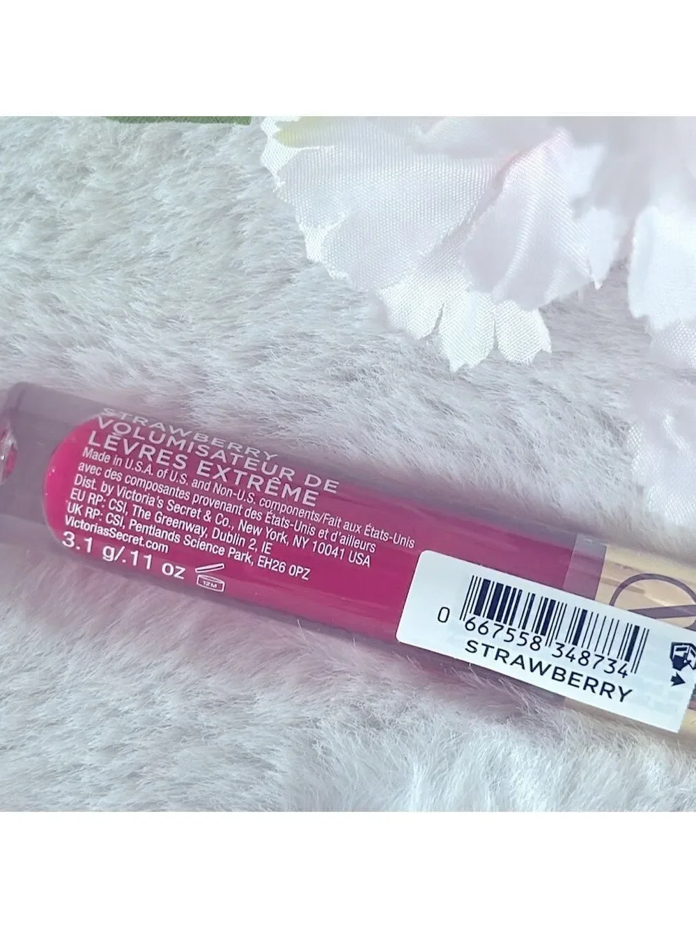 Victoria’s Secret Stawberry Shine Lip Plumper Color Shine Lip Gloss